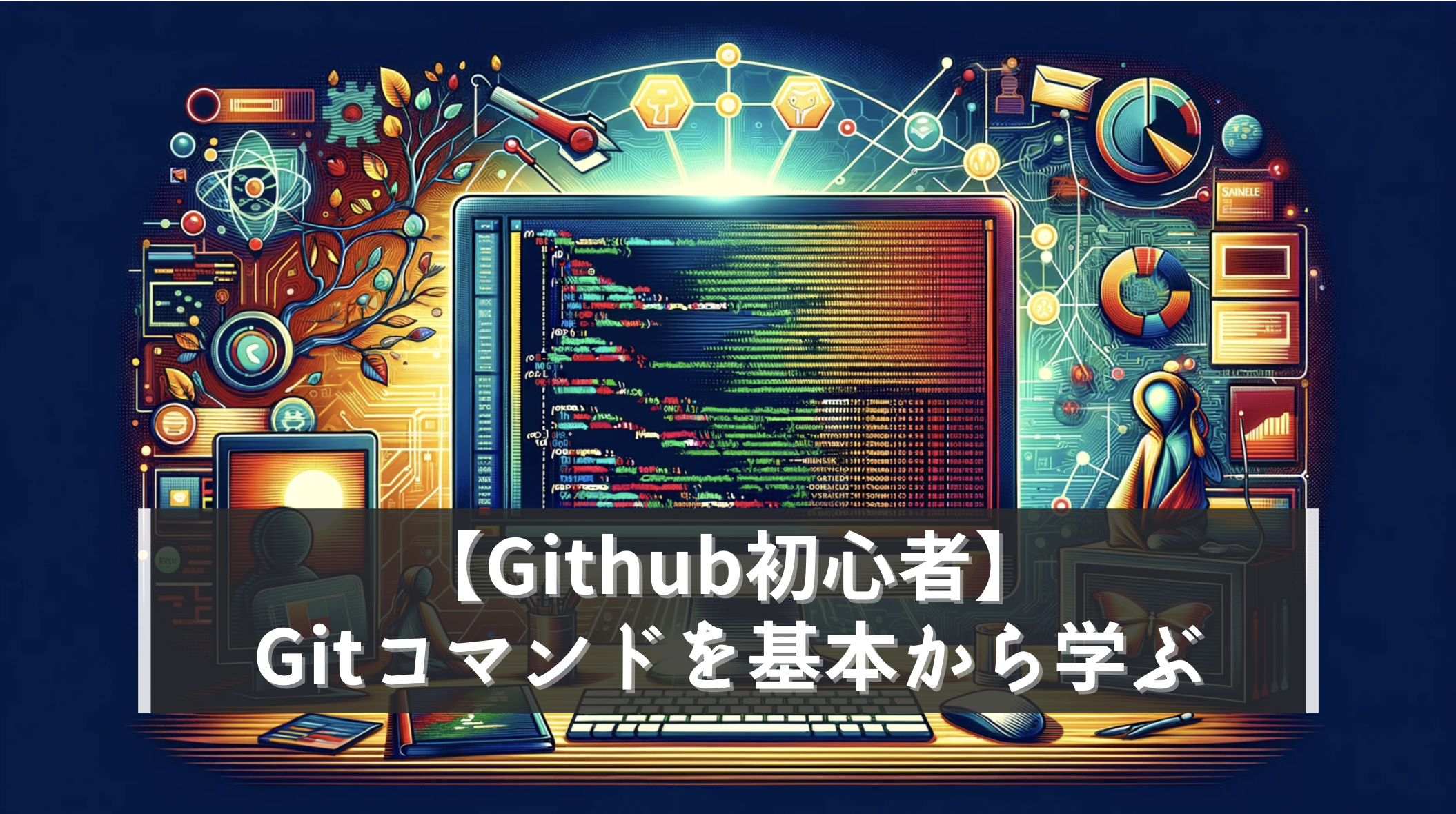 Github初心者】Gitコマンドのよく使う使い方を基本から学ぶ